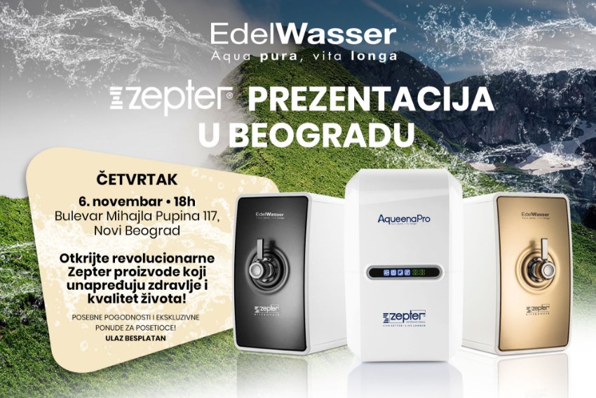 ZEPTER VEČE U BEOGRADU – EDUKATIVNA PREZENTACIJA I SAVETOVANJE O ZDRAVLJU